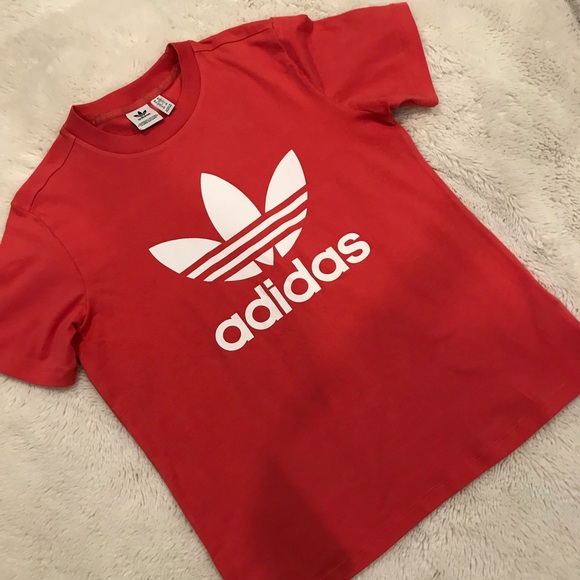 peach adidas t shirt